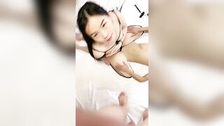 情趣装骚女3P激情【下篇】双洞齐开菊花一起操，骑乘位边操边插嘴，多种姿势配合各种玩